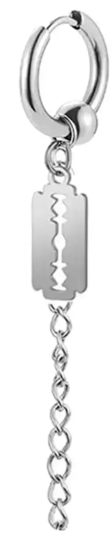 kolczyk-do-ucha-huggie-zyletka-punk-gothic-stal