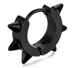 huggie-kolczyk-do-ucha-okragly-kolce-stozek-stal-gothic-punk-rock