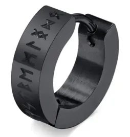 viking-norse-kolczyk-okragly-ze-stali-punk-gothic