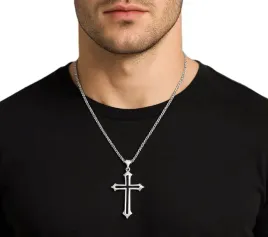 meski-naszyjnik-wisiorek-krzyz-krzyzyk-punk-gothic