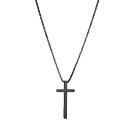 czarny-naszyjnik-vintage-krzyzyk-krzyz-lancuszek-stal-punk-gothic