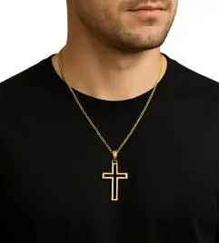 zloty-krzyz-naszyjnik-modny-w-stylu-vintage-stal