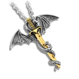 smok-samuraj-miecz-naszyjnik-viking-amulet