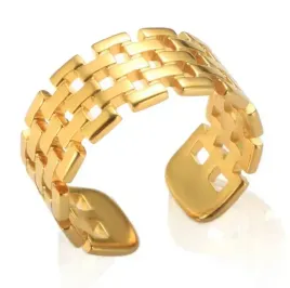zloty-pierscien-damski-modny-elegancki-styl-cegielki-bizuteria-stal