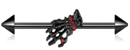 industrial-kolczyk-do-ucha-sztanga-ze-stozkami-szkielet-dlon-punk-gothic