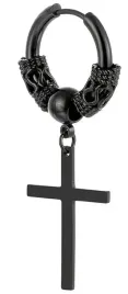 kolczyk-do-ucha-huggie-krzyz-krzyzyk-kuleczka-stal-punk-gothic-rock