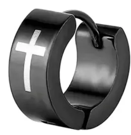 huggie-kolczyk-do-ucha-ze-stali-krzyz-krzyzyk-gothic-punk-rock