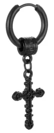kolczyk-do-ucha-huggie-krzyz-krzyzyk-punk-gothic-stal