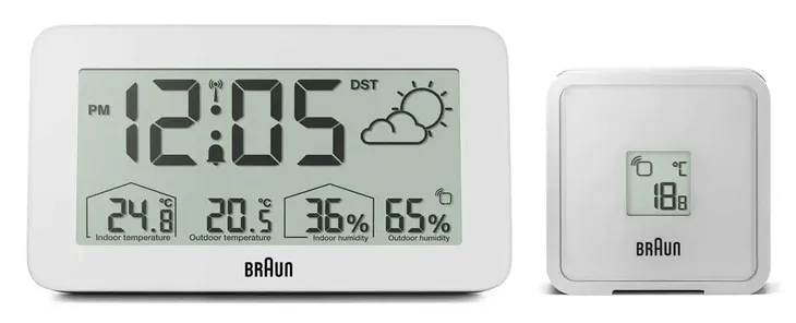 stacja-pogody-braun-bc13wp-dcf-2x-bat-maxell-aa-2x-bat-maxell-aaa-stan-nowy