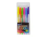 dlugopis-fluo-6-kolorow-stan-nowy