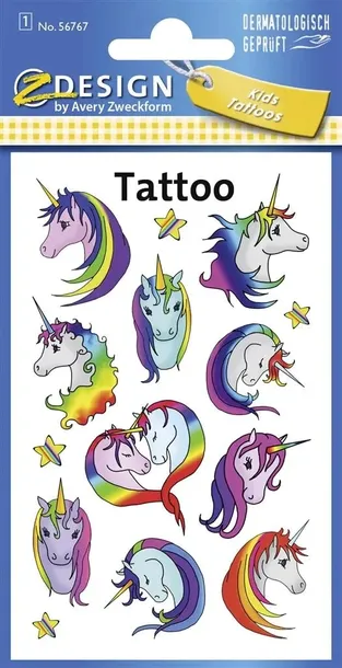 tatuaze-dla-dzieci-jednorozce-marka-z-design