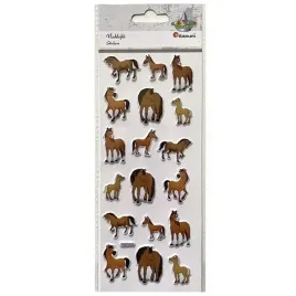 naklejki-wypukle-miekkie-konie-kreskowkowe-18szt