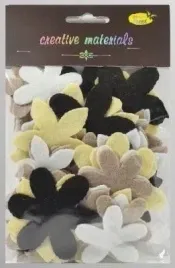 kwiatki-z-filcu-tonacja-czarno-szara-60szt