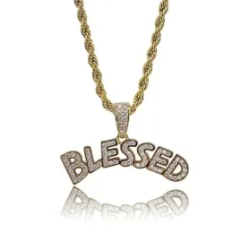 naszyjnik-chain-wisiorek-blessed-blogoslawiony-iced-out-streetwear-y2k-drip
