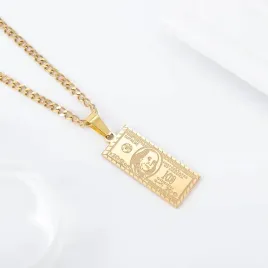 naszyjnik-wisiorek-chain-zloty-100-dolarow-zlote-money-y2k-prezent