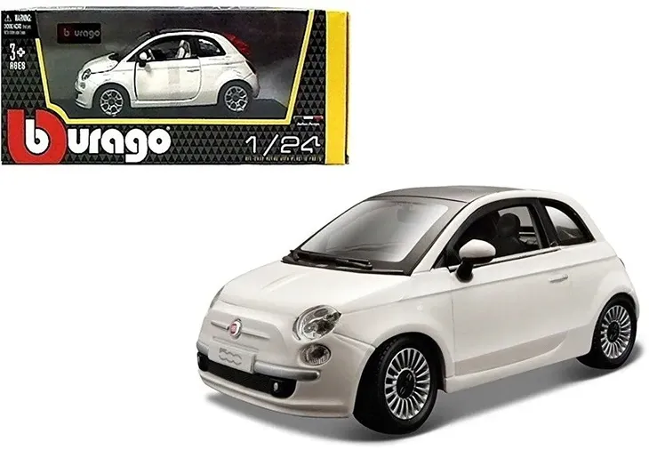 fiat-500-white-1-24-bburago-marka-bburago