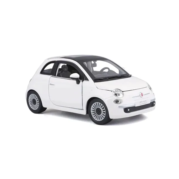 fiat-500-white-1-24-bburago-stan-nowy-stan-zlozenia-calosc-die-cast