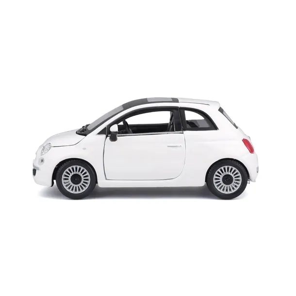 fiat-500-white-1-24-bburago-stan-nowy-skala-skale-1-19-do-1-25