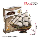 puzzle-3d-zaglowiec-hms-victory-material-pianka