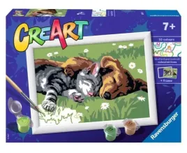 creart-dla-dzieci-spiacy-kotek-z-pieskiem