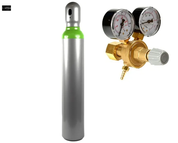 BUTLA AR/CO2 Mieszanka MIX PEŁNA 8l + REDUKTOR