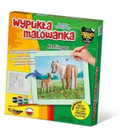 wypukla-malowanka-konie-haflinger