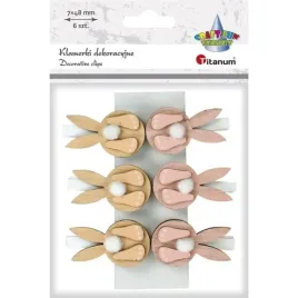 ozdoba-drewniana-klamerki-zajaczki-6szt