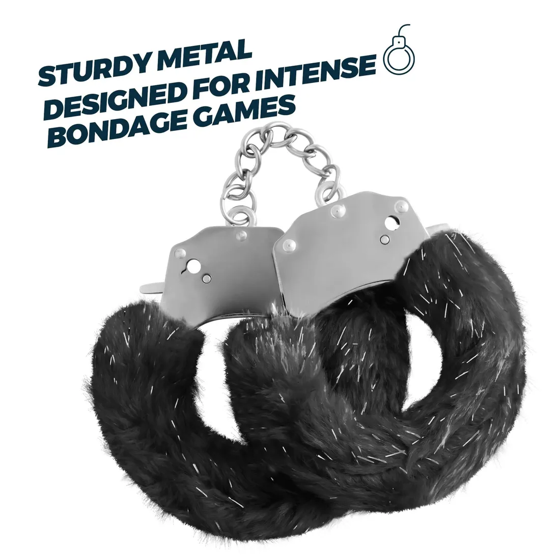 crushious-spangle-metal-cuffs-with-plush-black