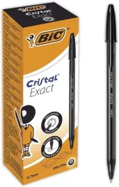 dlugopis-cristal-exact-czarny-20szt