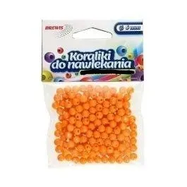 koraliki-do-nawlekania-pomarancz-sznurek-6mm-16g