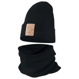 czapeczka-wiosenna-jesienna-czapka-komin-komplet-dla-dzieci-46-48-czarna
