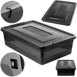 pojemnik-plastikowy-pudelko-plastikowe-z-pokrywka-na-kolkach-box-czarny-28l