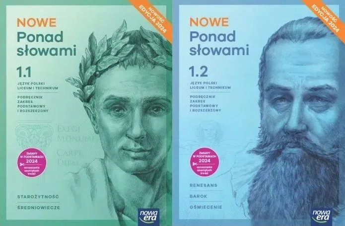 NOWA JĘZYK POLSKI PONAD SŁOWAMI PODRĘCZNIK KLASA 1 CZĘŚĆ 1 LICEUM I TECHNIKUM ZAKRES PODSTAWOWY I ROZSZERZONY EDYCJA 2024 - Małgorzata Chmiel,Joanna
