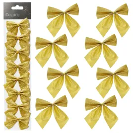 zlote-kokardki-dekoracyjne-na-druciki-kokardy-na-choinke-6-cm-8-szt