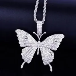 naszyjnik-chain-srebrny-motyl-diamenty-prezent-y2k