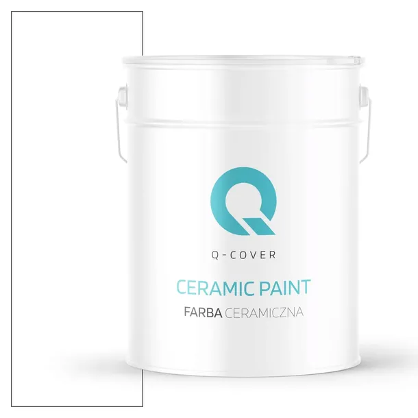 ZMYWALNA FARBA BIAŁA DO ŚCIAN CERAMICZNA 10L GŁĘBOKI MAT ŚNIEŻNY BIAŁY BIEL