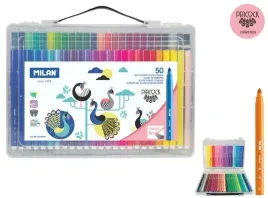 flamastry-50-kolorow-conic-631-peacock-milan-w-plastikowej-walizce