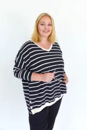czarna-bawelniana-bluza-w-paseczki-z-guziczkami-uni-maly