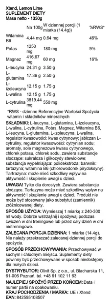 xtend-lemon-lime-squeeze-1330-grams-data-waznosci-brak-informacji