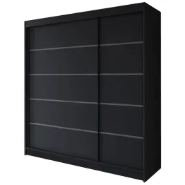 szafa-przesuwna-rimi-vii-200-polki-czarna-stylowa-nowa-designerska-modulowa