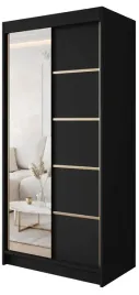 szafa-przesuwna-gold-3-100-czarna-z-lustrem-uniwersalna-nowoczesna-stylowa