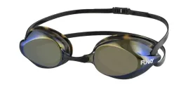 okulary-plywackie-funky-training-machine-cracked-gold-lustrzane