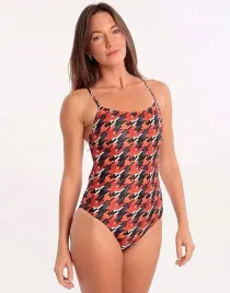 stroj-kapielowy-huub-orange-houndstooth-3xs-xxs-it38-uk28