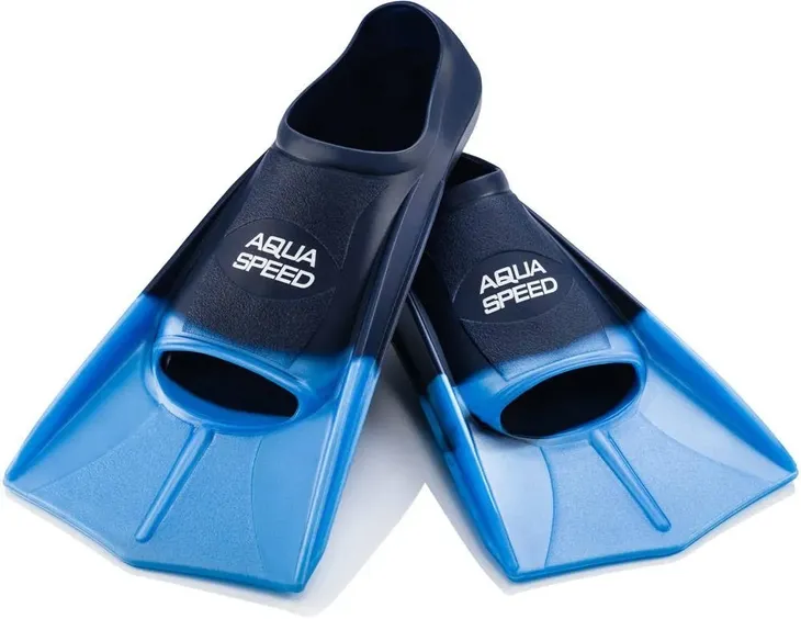 Płetwy treningowe krótkie Aqua Speed niebieskie 35-36