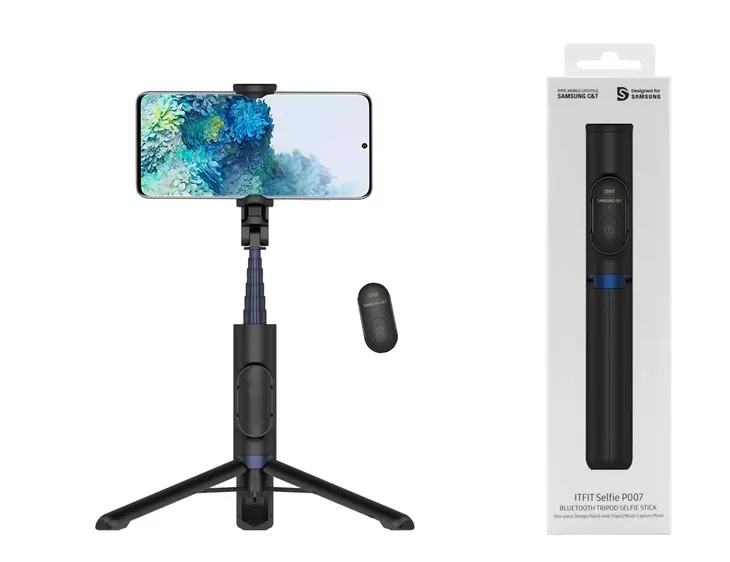 samsung-selfie-stick-kijek-statyw-bluetooth-pilot-stan-nowy-certyfikat-ce