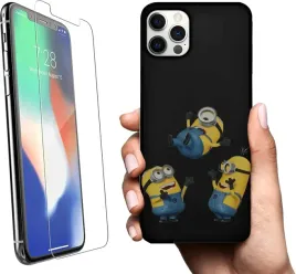 etui-matowe-mat-case-na-apple-iphone-12-pro-telefon-wzory-minionki-szklo