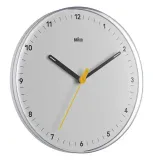 zegar-scienny-braun-bialy-23cm-1x-bateria-maxell-aa-stan-nowy