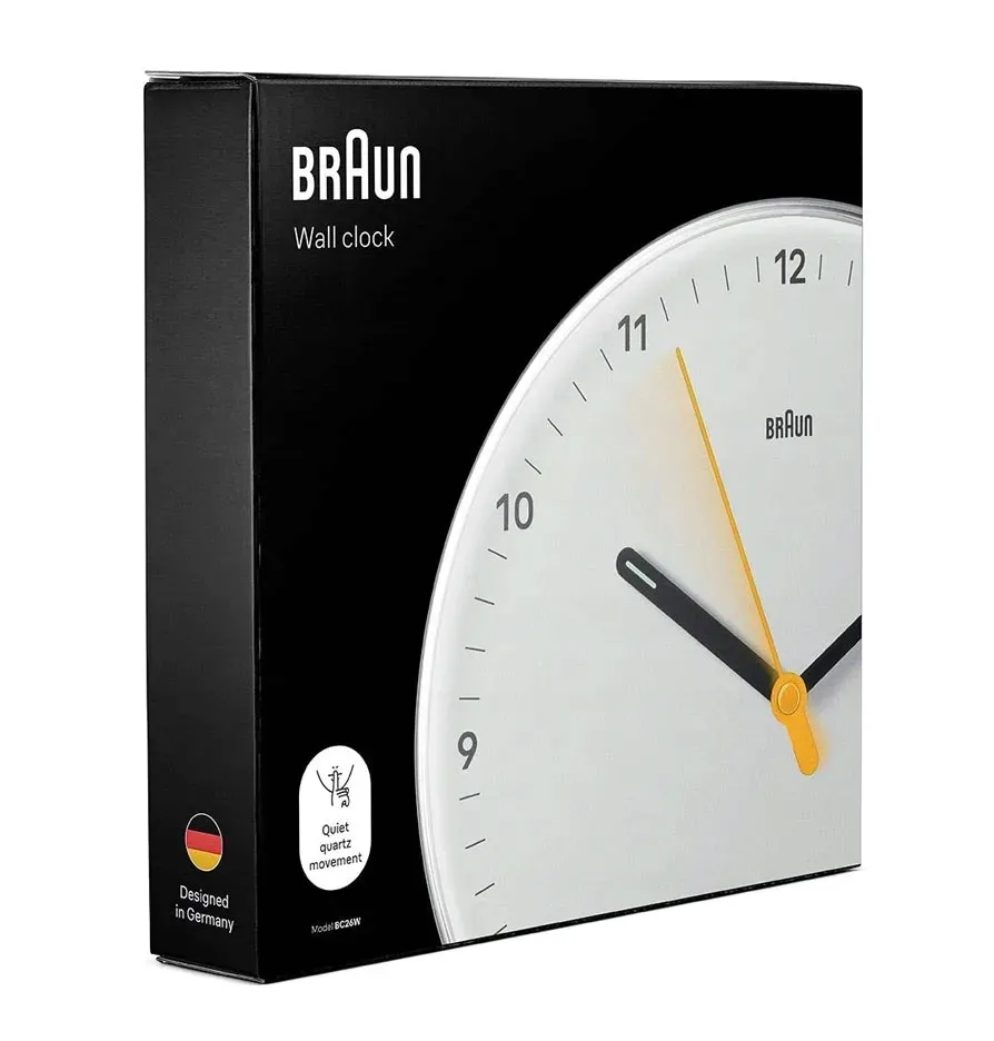 zegar-scienny-braun-bialy-23cm-1x-bateria-maxell-aa