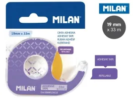 tasma-samoprzylepna-milan-19-mm-x-33-m-z-dyspenserem-na-blistrze