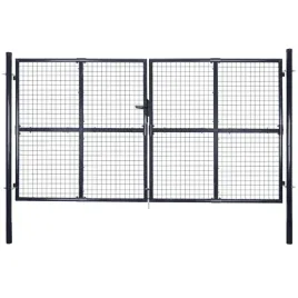 brama-ogrodowa-z-siatki-ocynkowanej-stal-300x150-cm-szara